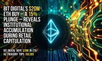 Bit Digital’s $20M ETH buy – a 15% plunge – reveals institutional accumulation during retail capitulation