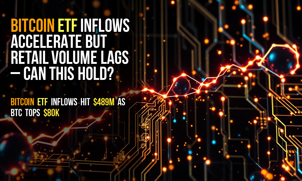 Bitcoin ETF inflows accelerate but retail volume lags – can this hold?