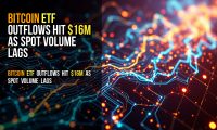 Bitcoin ETF outflows hit $16M as spot volume lags