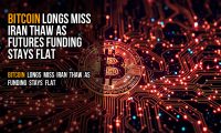 Bitcoin longs miss Iran thaw as futures funding stays flat
