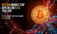 Bitcoin market cap dips below $1.5 trillion