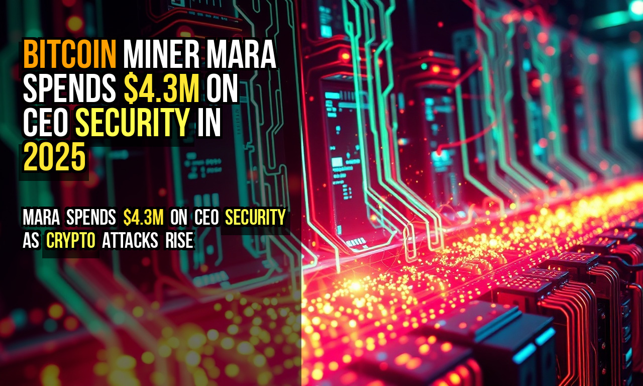 Bitcoin miner MARA spends $4.3M on CEO security in 2025