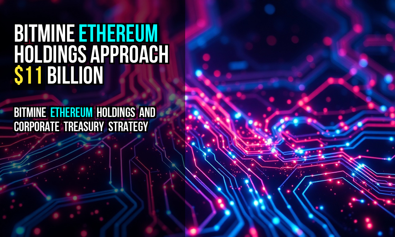 Bitmine Ethereum holdings approach $11 billion