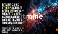 Bitmine slows ether purchases after 1M tokens – suggests miner accumulation cooling despite AI tokenization hype