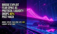 Bridge exploit fear spike as protocol liquidity drops 40% post-hack
