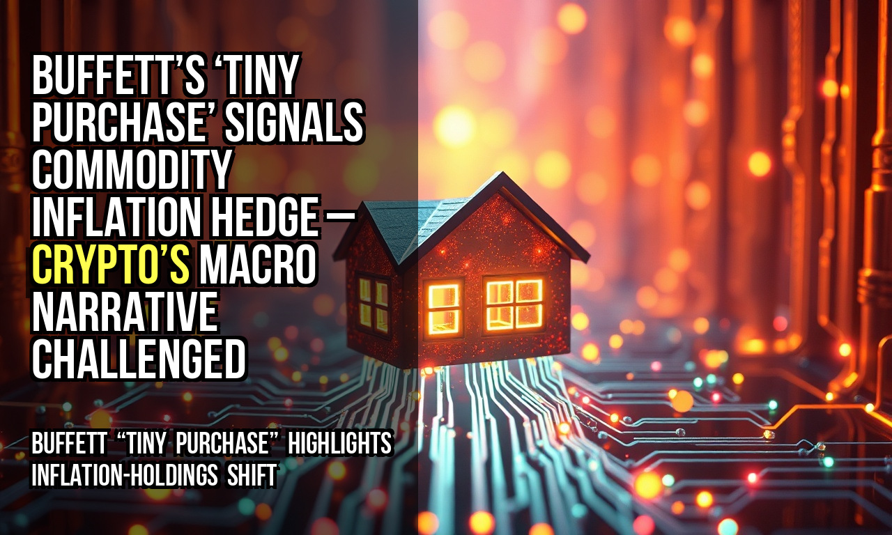 Buffett’s ‘tiny purchase’ signals commodity inflation hedge – crypto’s macro narrative challenged
