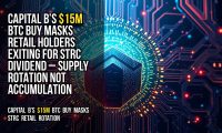Capital B’s $15M BTC buy masks retail holders exiting for STRC dividend – supply rotation not accumulation