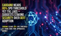 Cardano nears 80% SPO threshold yet TVL lags – suggests staking security over DeFi adoption