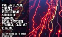 CME gap closure signals institutional structure maturing – retail’s favorite technical catalyst is fading