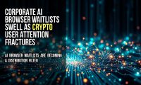 Corporate AI browser waitlists swell as crypto user attention fractures