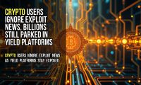 Crypto users ignore exploit news, billions still parked in yield platforms