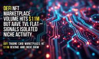 DeFi NFT marketplace volume hits $11M but Aave TVL flat – signals isolated niche activity