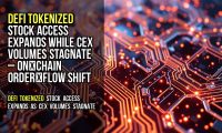 DeFi tokenized stock access expands while CEX volumes stagnate – on‑chain order‑flow shift