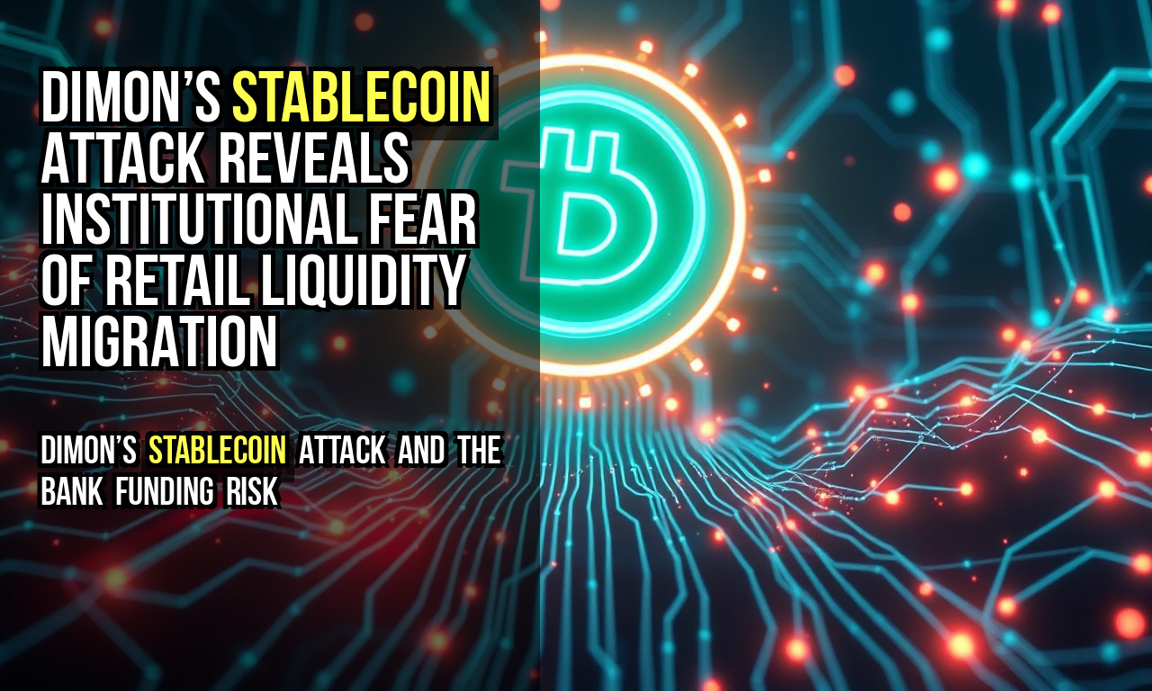 Dimon’s stablecoin attack reveals institutional fear of retail liquidity migration