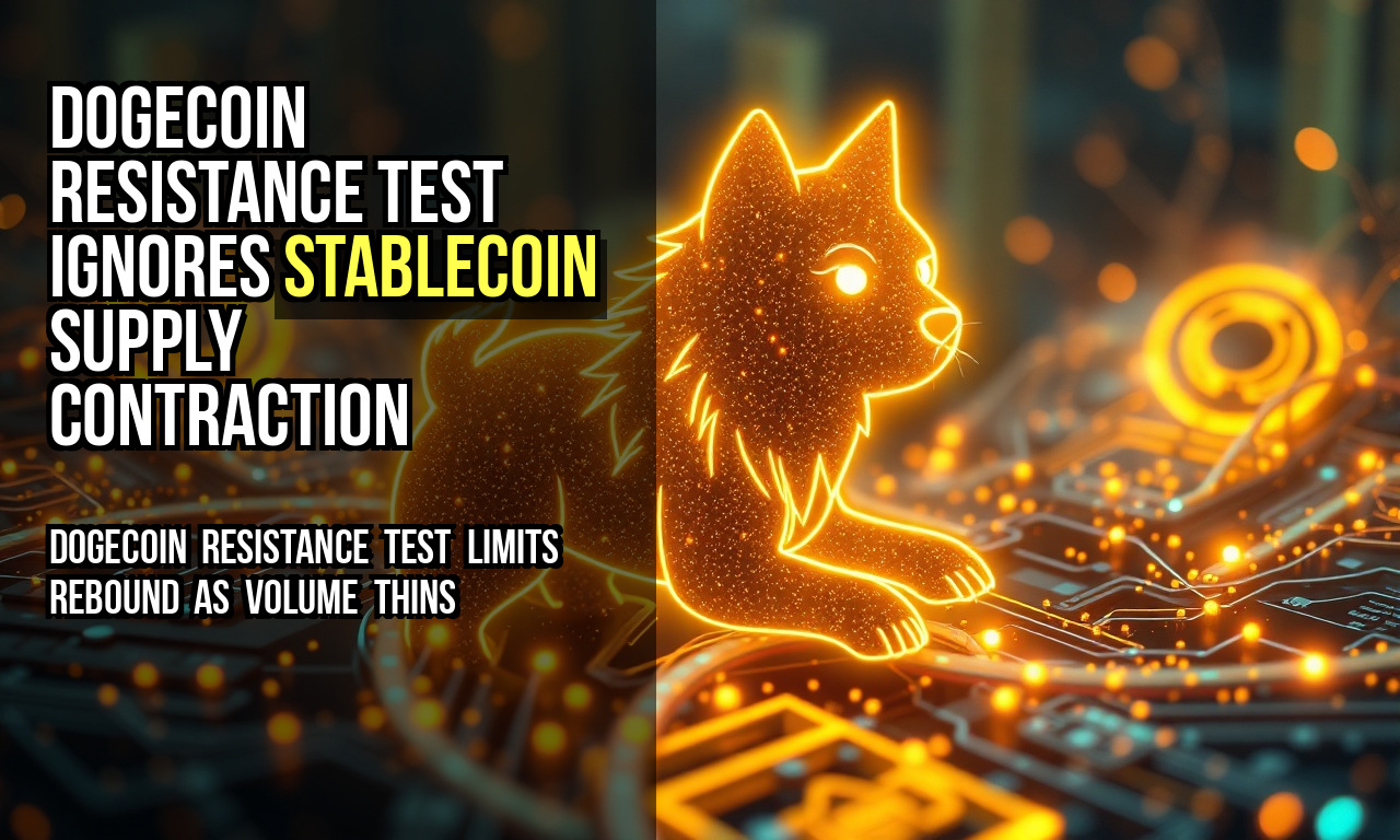 Dogecoin resistance test ignores stablecoin supply contraction