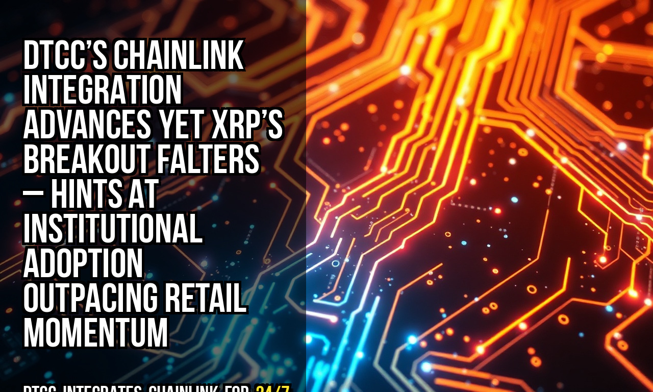 DTCC’s Chainlink integration advances yet XRP’s breakout falters – hints at institutional adoption outpacing retail momentum