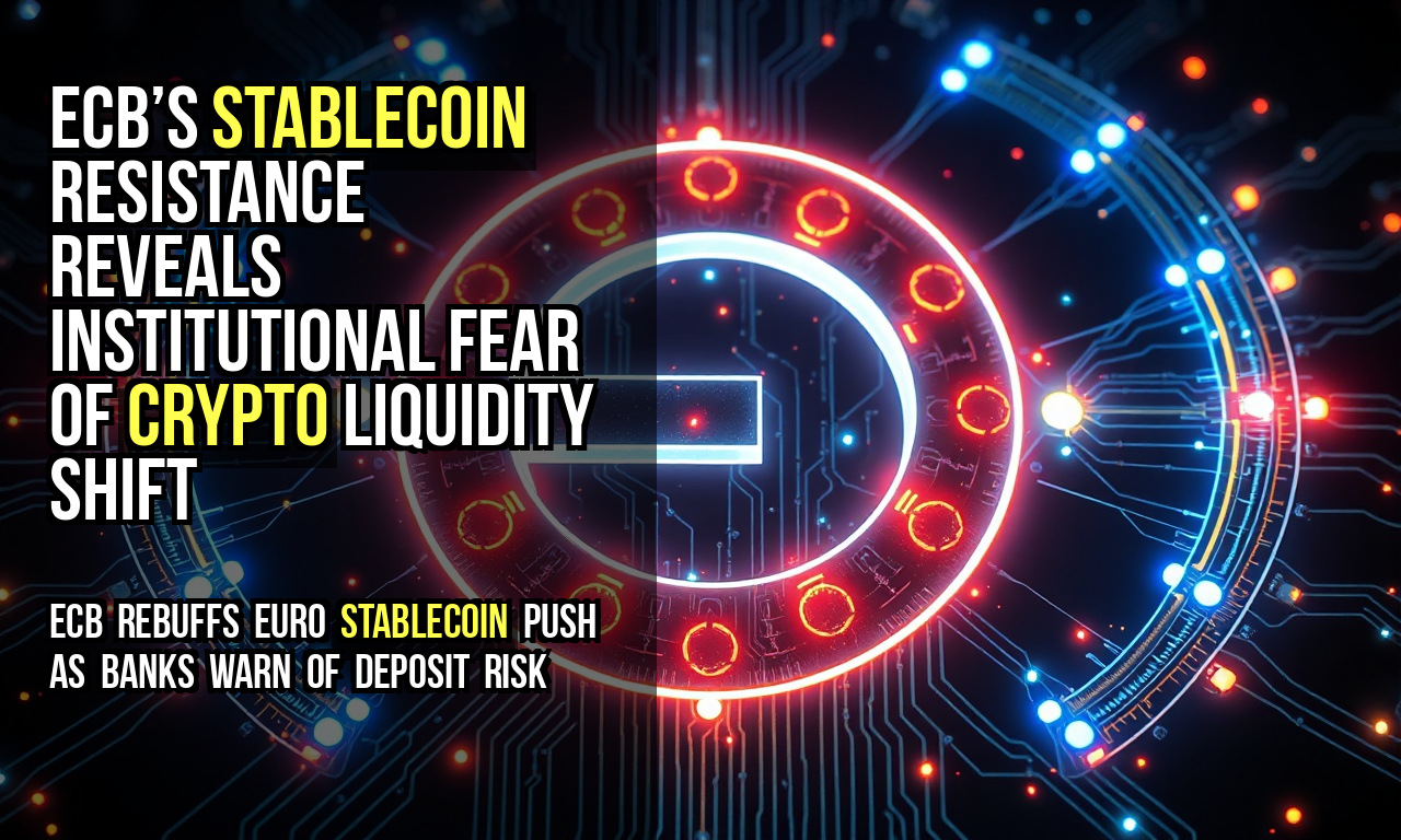 ECB’s stablecoin resistance reveals institutional fear of crypto liquidity shift