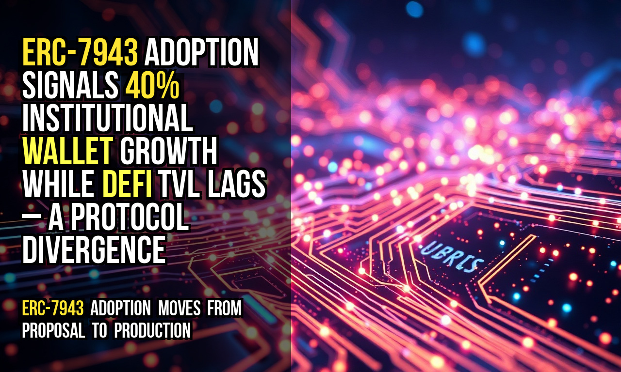 ERC-7943 adoption signals 40% institutional wallet growth while DeFi TVL lags – a protocol divergence