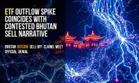 ETF outflow spike coincides with contested Bhutan sell narrative