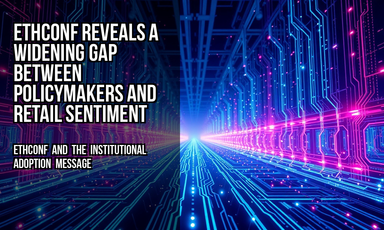 ETHConf reveals a widening gap between policymakers and retail sentiment