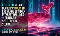 Ethereum whale deposits $180M to exchange but open interest declines – points to spot-driven selling