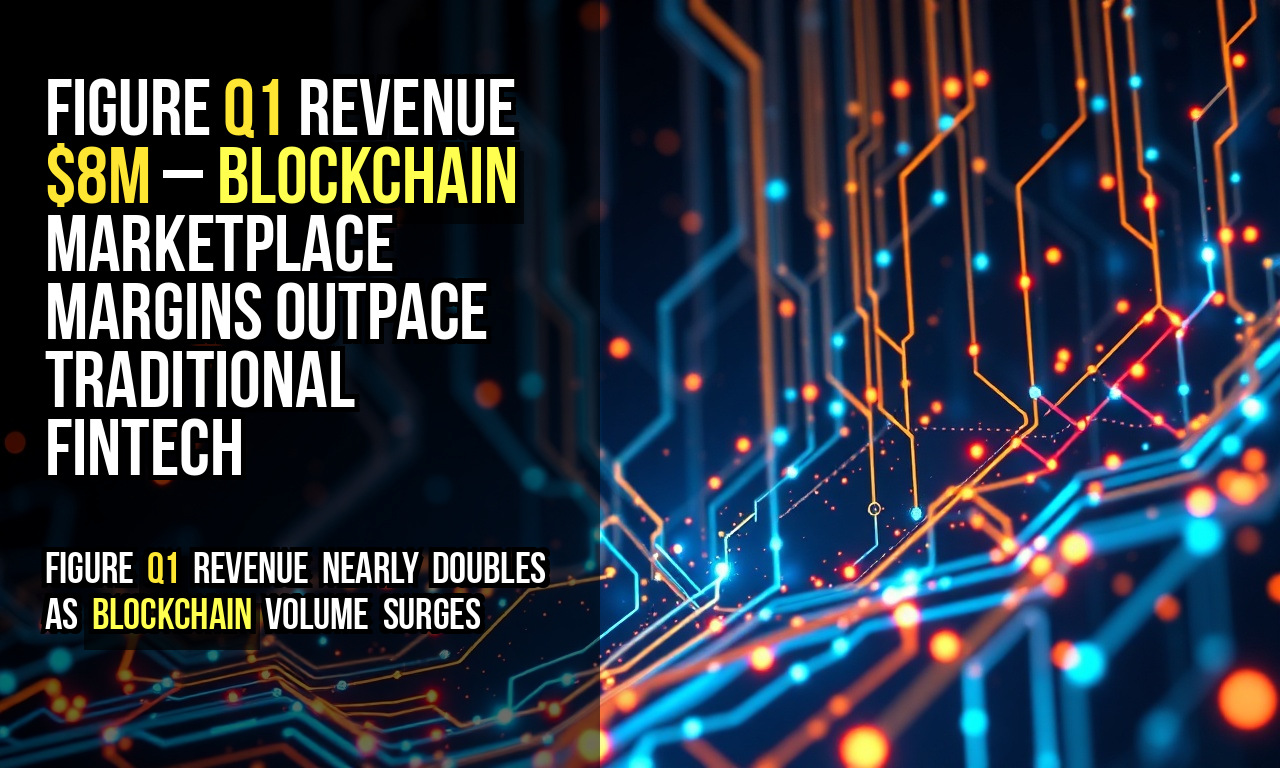 Figure Q1 revenue $8M – blockchain marketplace margins outpace traditional fintech