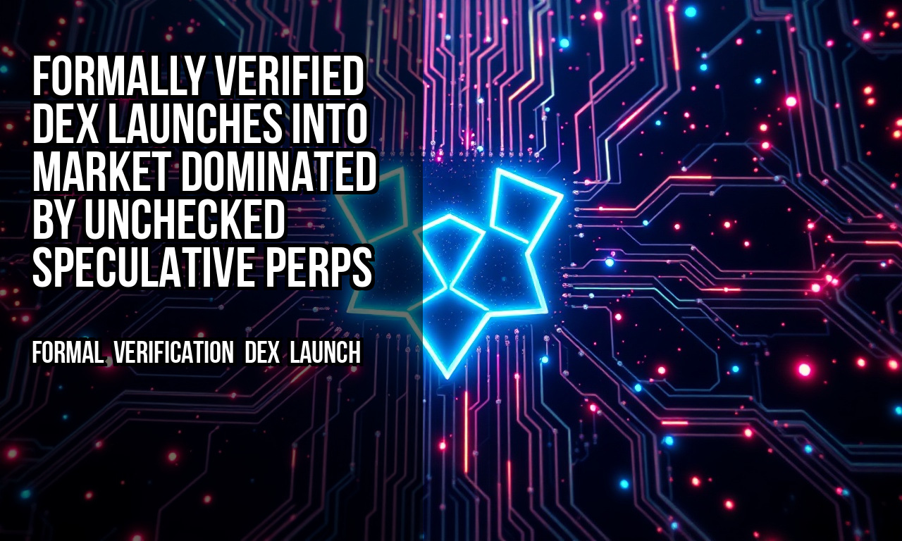 Formally verified DEX launches into market dominated by unchecked speculative perps