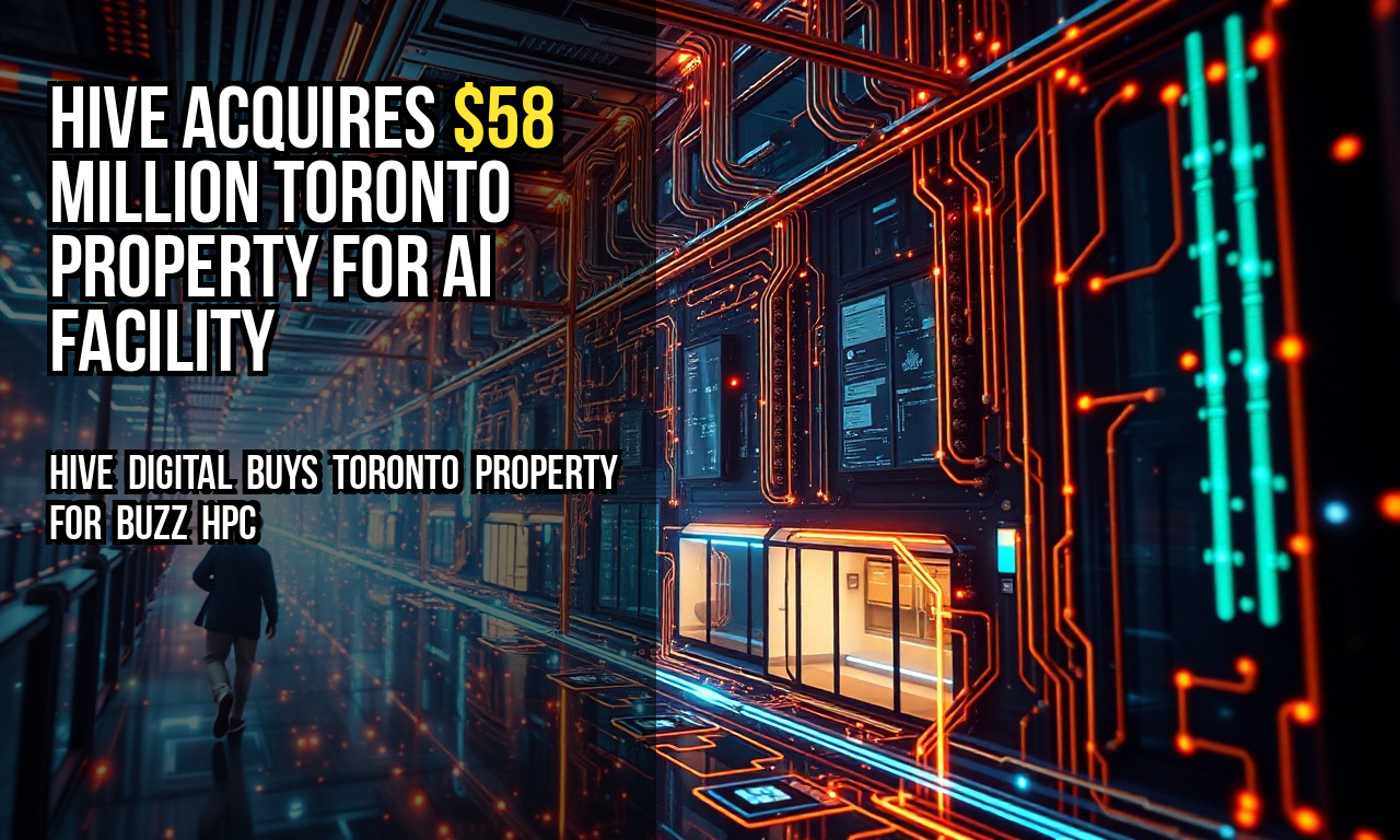 HIVE acquires $58 million Toronto property for AI facility
