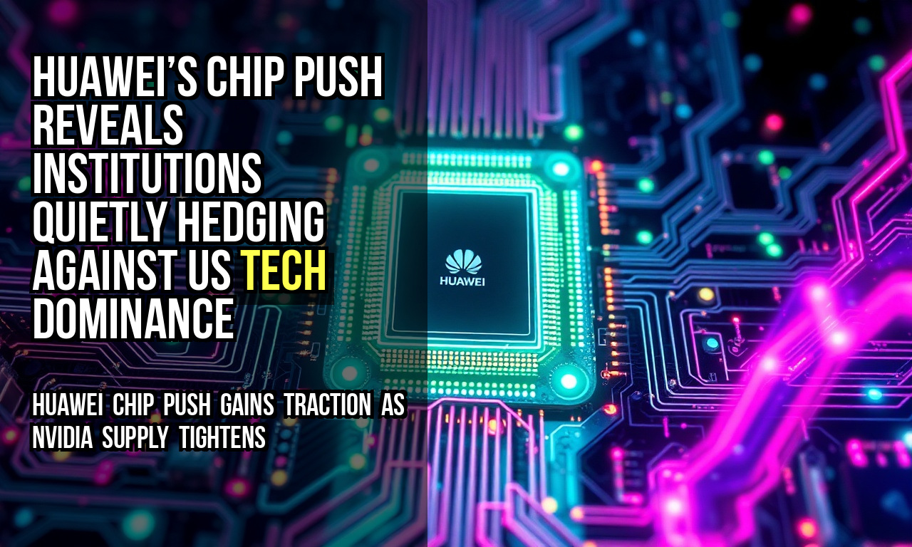 Huawei’s chip push reveals institutions quietly hedging against US tech dominance