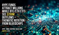 HYPE funds attract millions while BTC/ETH ETFs see $200M outflows – thematic rotation from blue‑chips