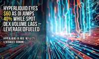 Hyperliquid eyes $60 as OI jumps 40% while spot DEX volume lags – leverage‑fueled
