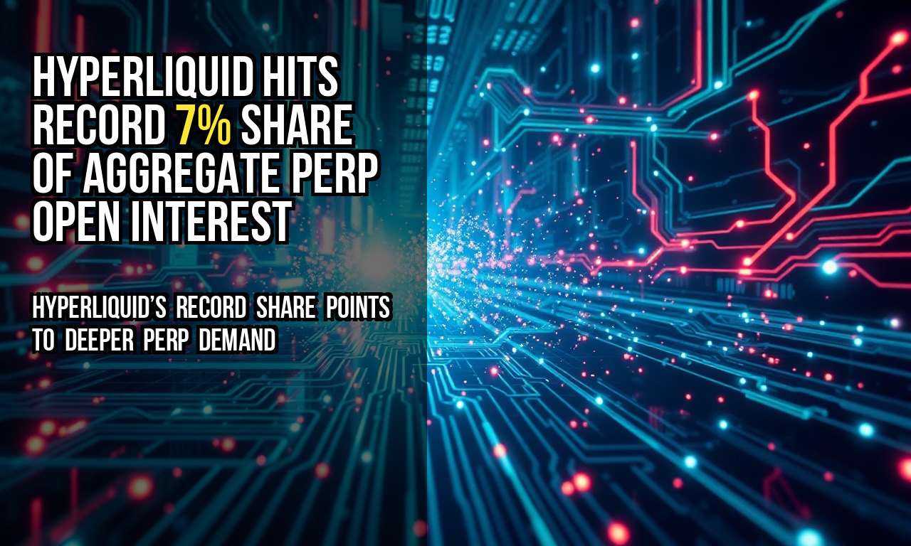 Hyperliquid hits record 7% share of aggregate perp open interest