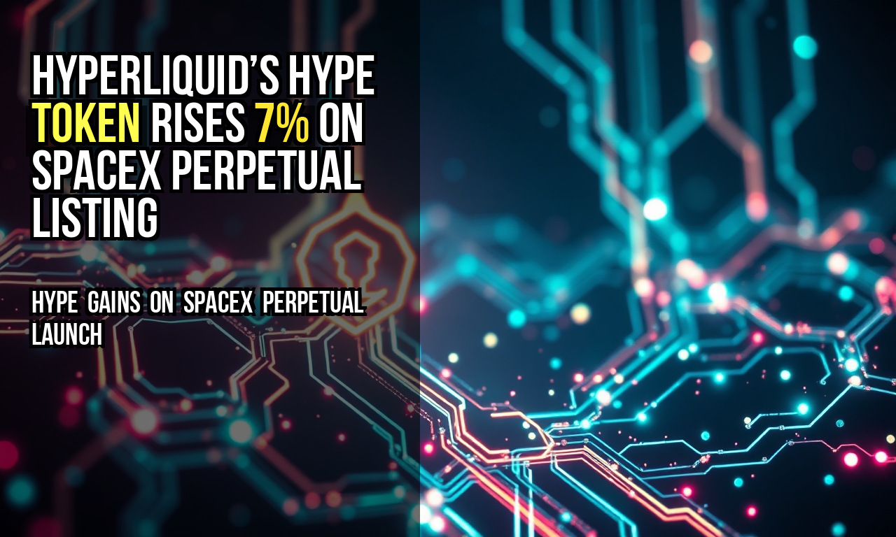 Hyperliquid’s HYPE token rises 7% on SpaceX perpetual listing