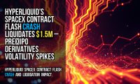 Hyperliquid’s SpaceX contract flash crash liquidates $1.5M – pre‑IPO derivatives volatility spikes