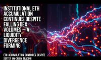 Institutional ETH accumulation continues despite falling DEX volumes – a liquidity divergence forming