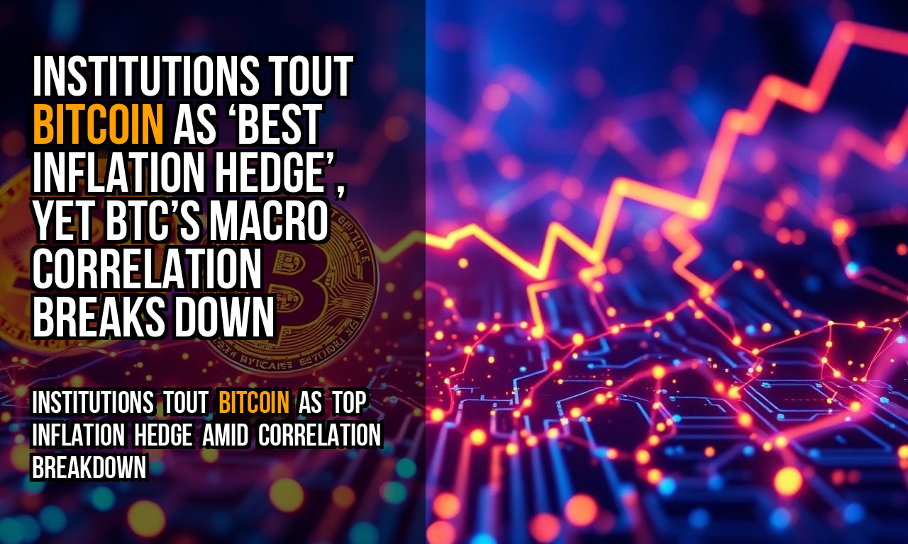 Institutions tout Bitcoin as ‘best inflation hedge’, yet BTC’s macro correlation breaks down