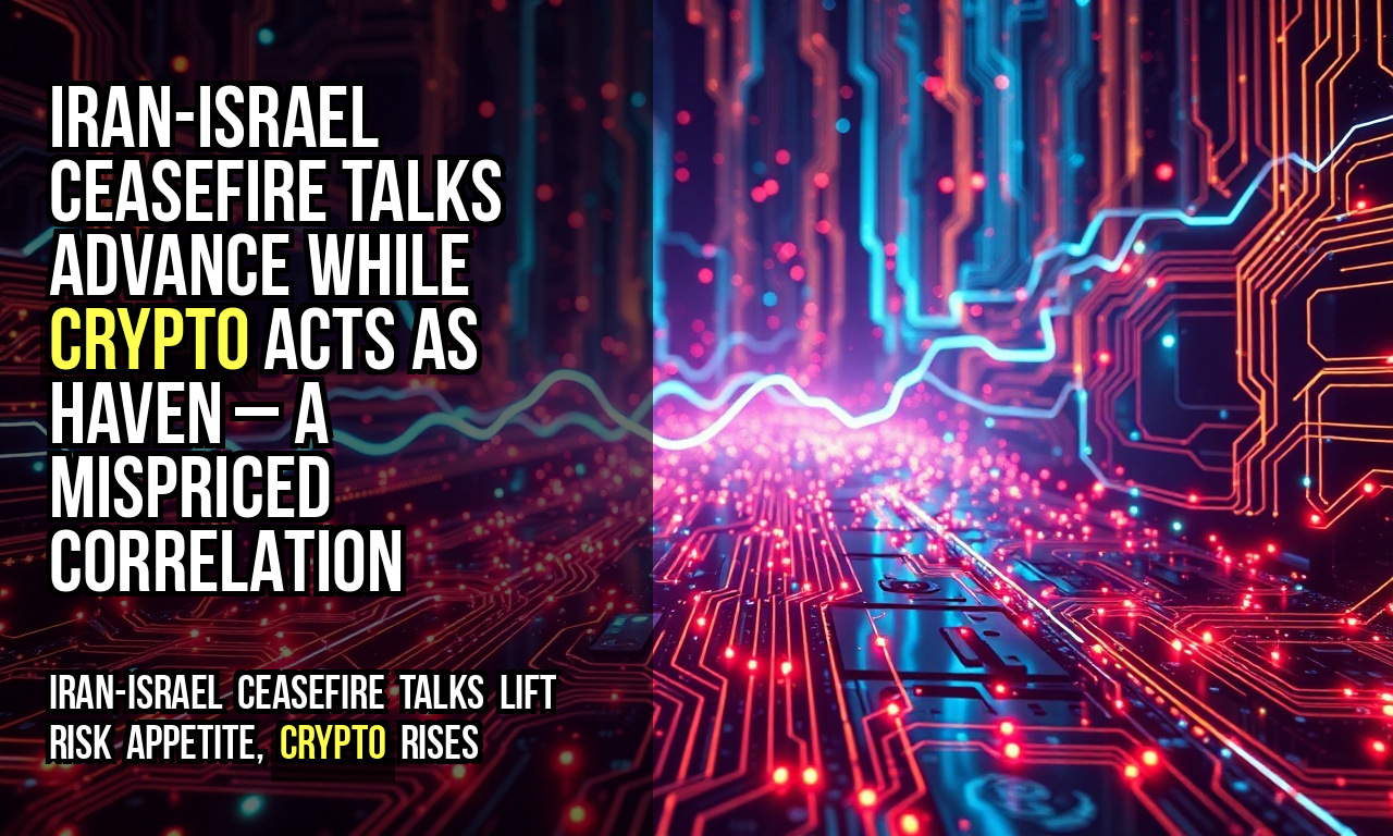 Iran-Israel ceasefire talks advance while crypto acts as haven – a mispriced correlation