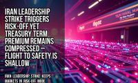 Iran leadership strike triggers risk-off yet treasury term premium remains compressed – flight to safety is shallow