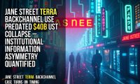 Jane Street Terra backchannel use predated $40B UST collapse – institutional information asymmetry quantified
