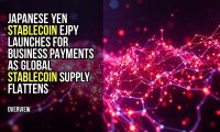 Japanese Yen stablecoin EJPY launches for business payments as global stablecoin supply flattens