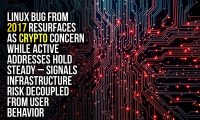 Linux bug from 2017 resurfaces as crypto concern while active addresses hold steady – signals infrastructure risk decoupled from user behavior