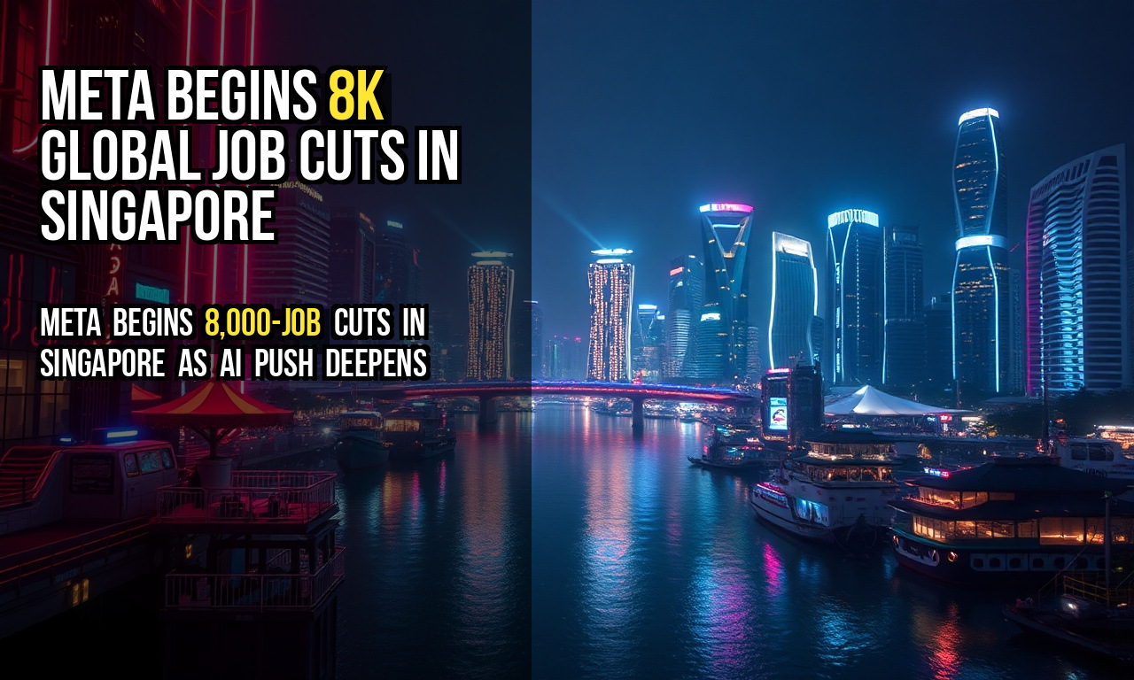 Meta begins 8K global job cuts in Singapore