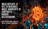 MEXC deploys 1k BTC to reserves while aggregate OI contracts – hidden deleveraging