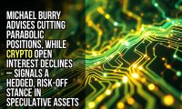 Michael Burry advises cutting parabolic positions, while crypto open interest declines – signals a hedged, risk-off stance in speculative assets