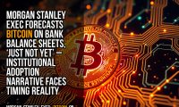 Morgan Stanley exec forecasts Bitcoin on bank balance sheets, ‘just not yet’ – institutional adoption narrative faces timing reality