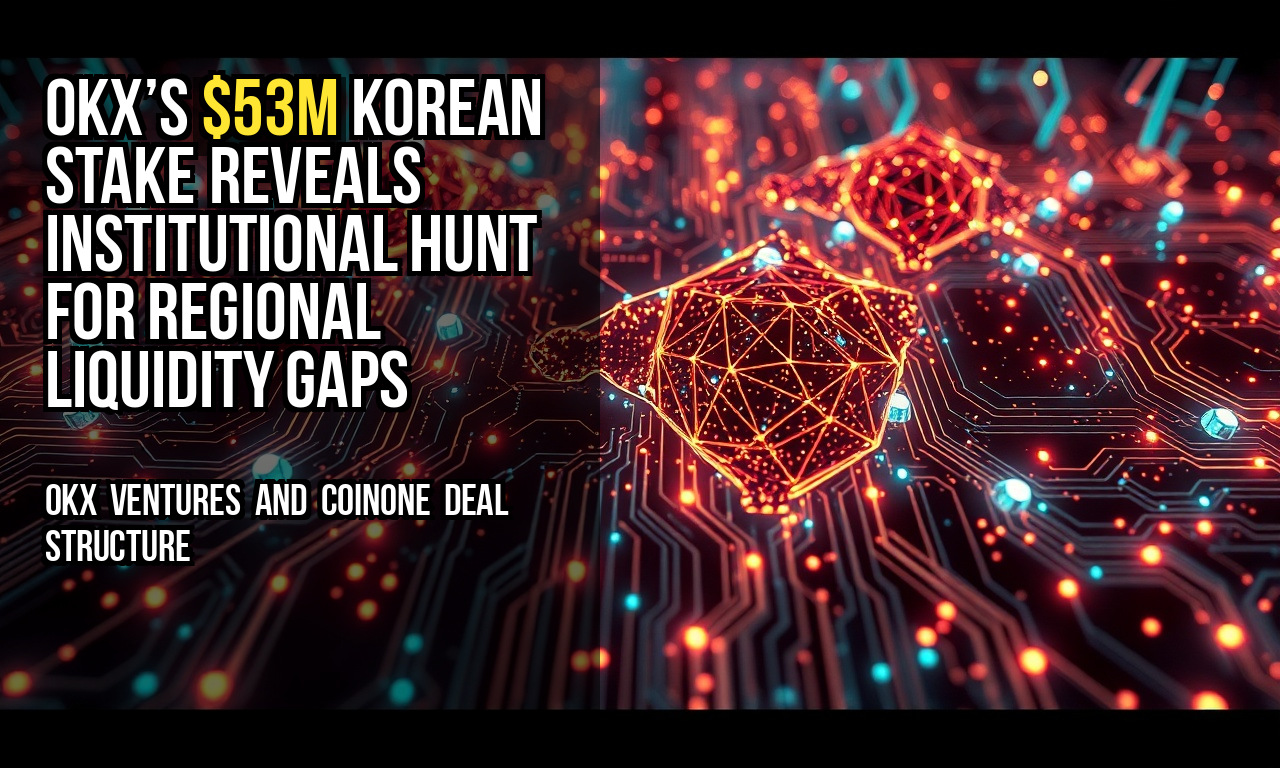 OKX’s $53M Korean stake reveals institutional hunt for regional liquidity gaps