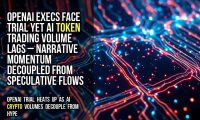 OpenAI execs face trial yet AI token trading volume lags – narrative momentum decoupled from speculative flows