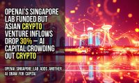 OpenAI’s Singapore lab funded but Asian crypto venture inflows drop 30% – AI capital crowding out crypto