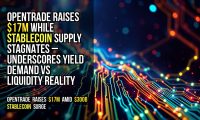 OpenTrade raises $17M while stablecoin supply stagnates – underscores yield demand vs liquidity reality