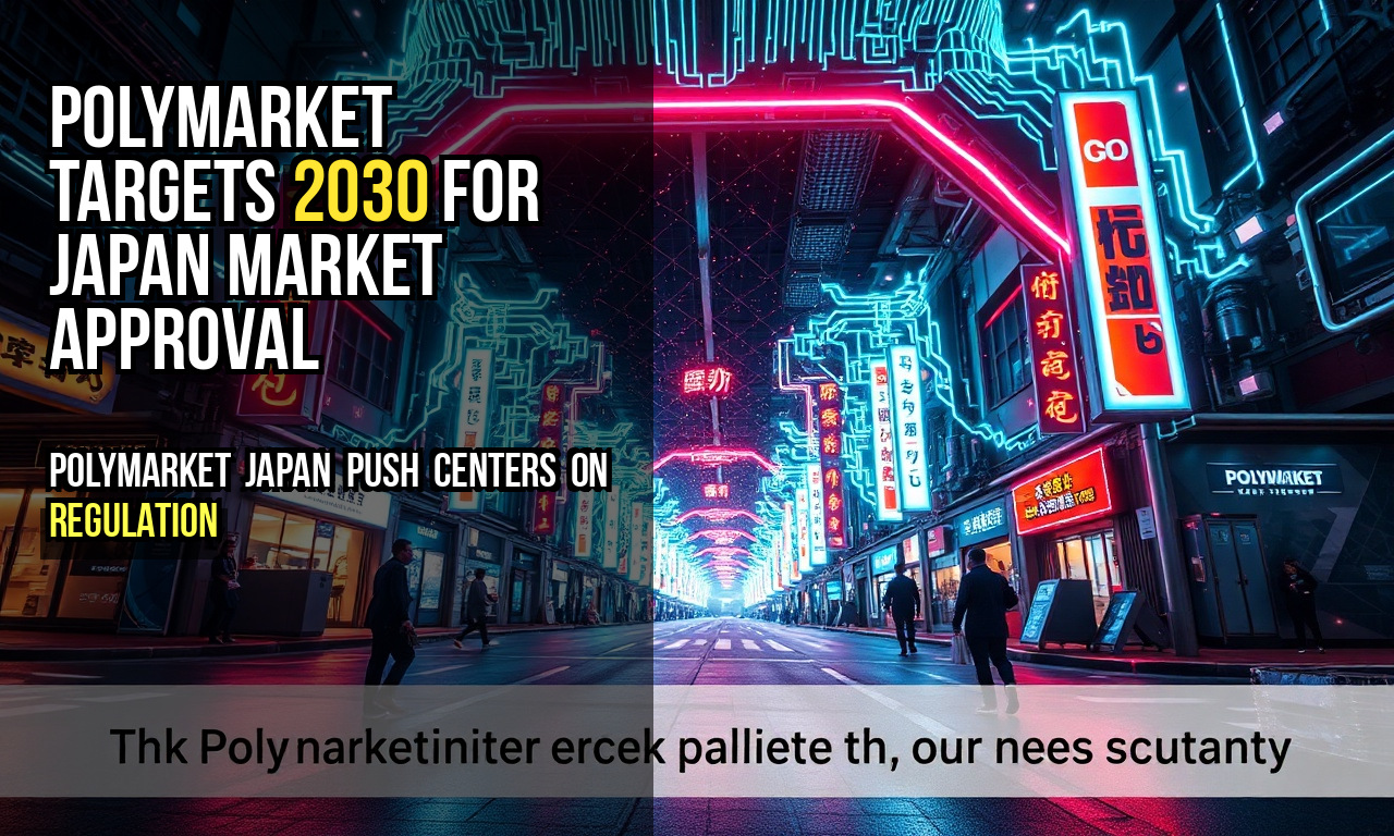 Polymarket targets 2030 for Japan market approval